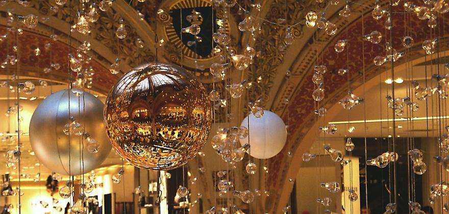 Christmas shopping in Paris